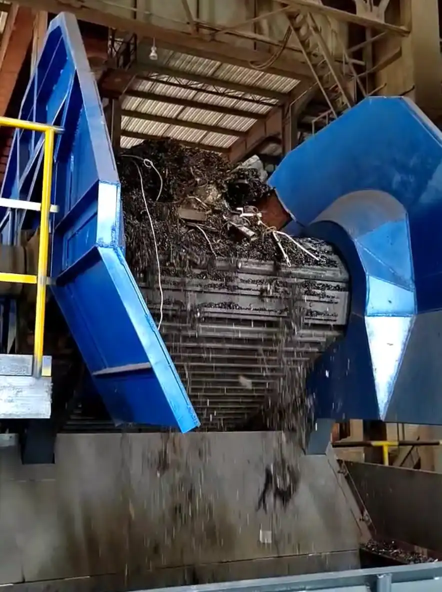 scrap steel apron conveyor